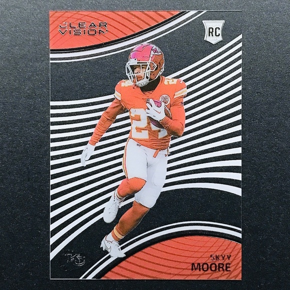 NFL Other - Skyy Moore RC - 2022 Panini Chronicles Clear Vision Rookies #CVR-21